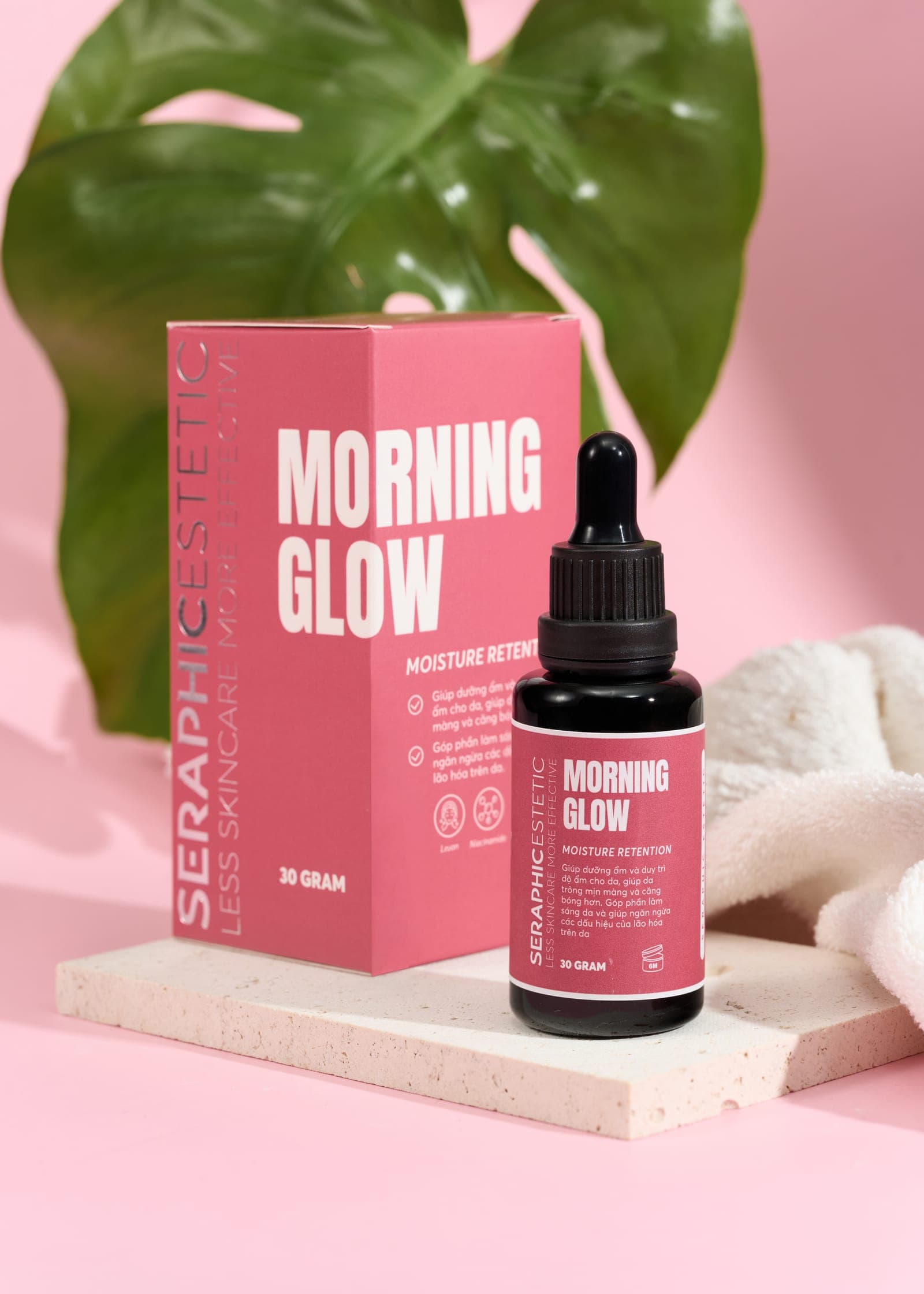 Hộp và chai Morning Glow